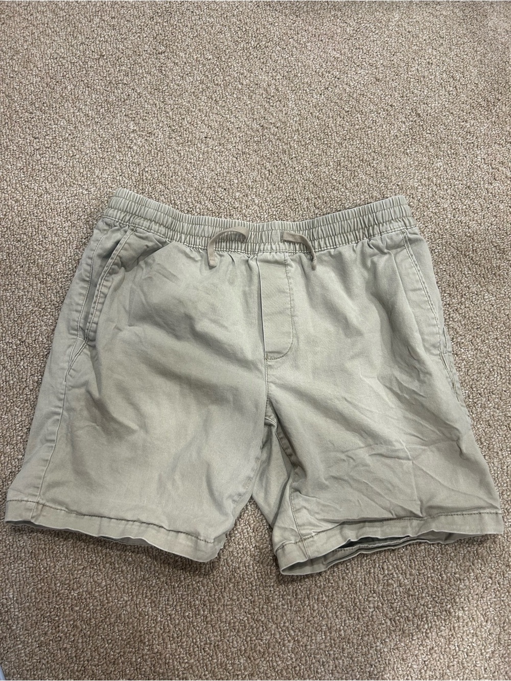 George Men's Elastic Waist Tan Shorts